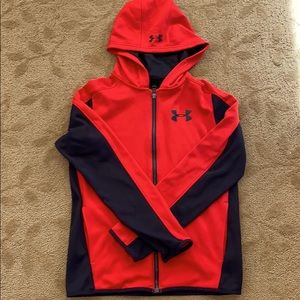 Under armour boys XL zip up sweatshirt